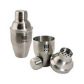 7 Oz. Brushed Stainless Steel Mini Martini Shaker